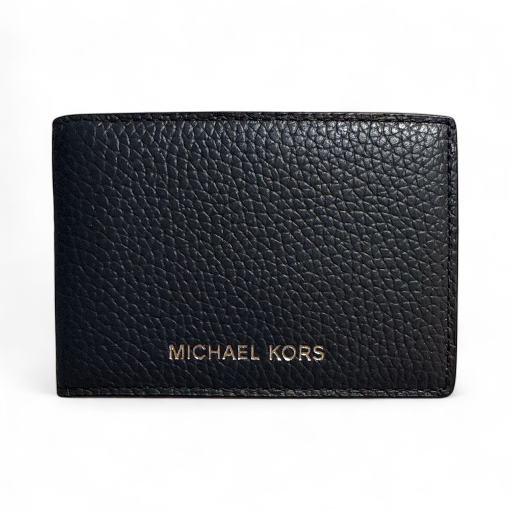 Michael Kors Pebbled Blue Card Holder NWOT